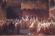 George Hayter The Coronation of Queen Victoria (mk25) oil painting
